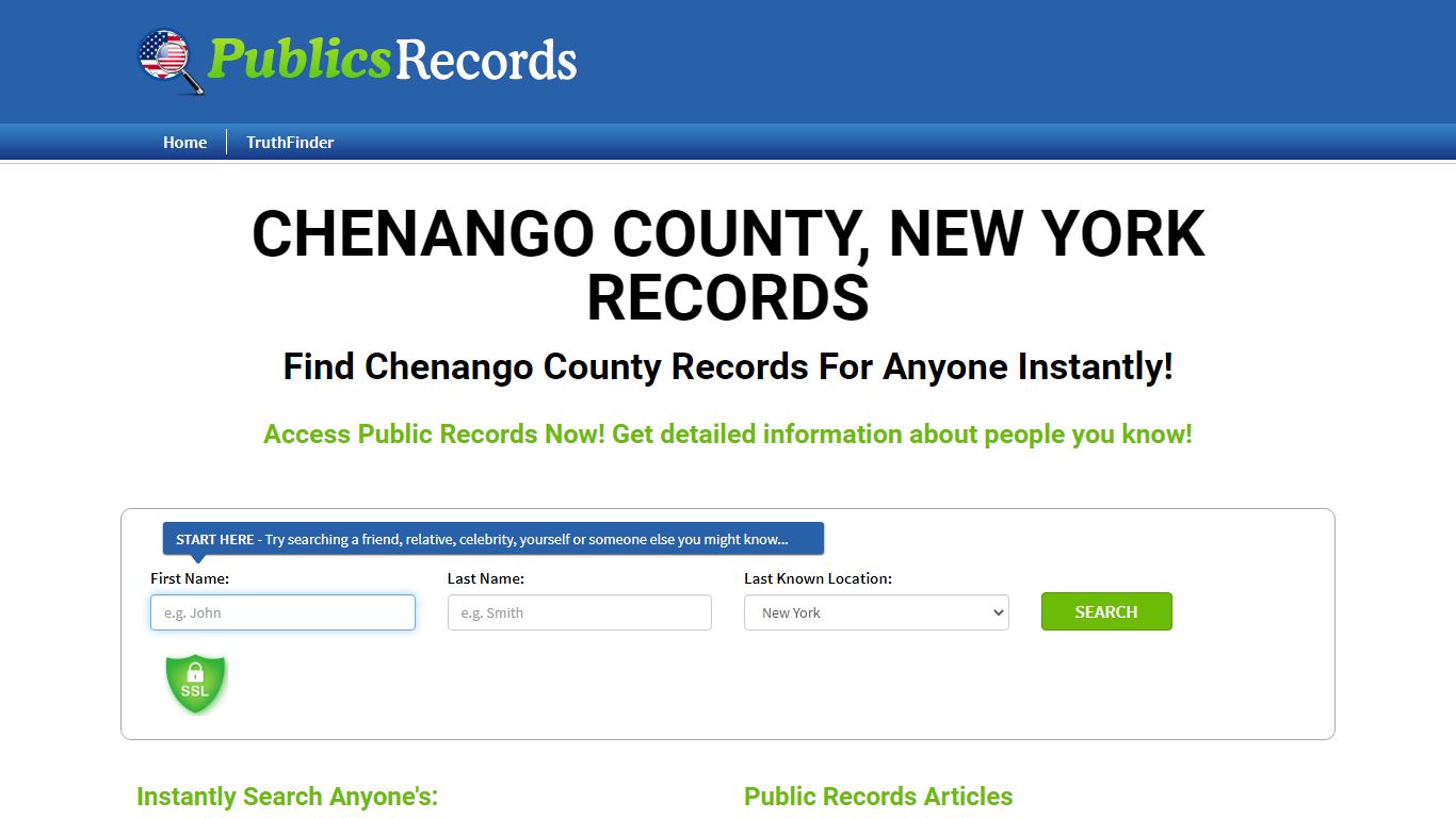 Find Chenango County, New York Records!